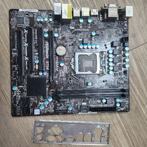 애즈락 b75m메인보드 + 1155cpu 쿨러