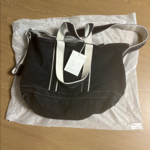나이스네스25Ss L.LESs 캔버스숄더토트백블랙새제품