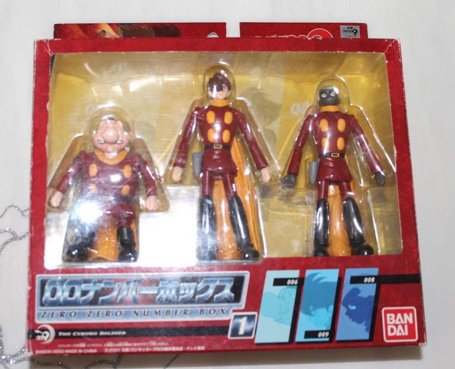 반다이 사이보그009 3종 박스세트 피규어--2