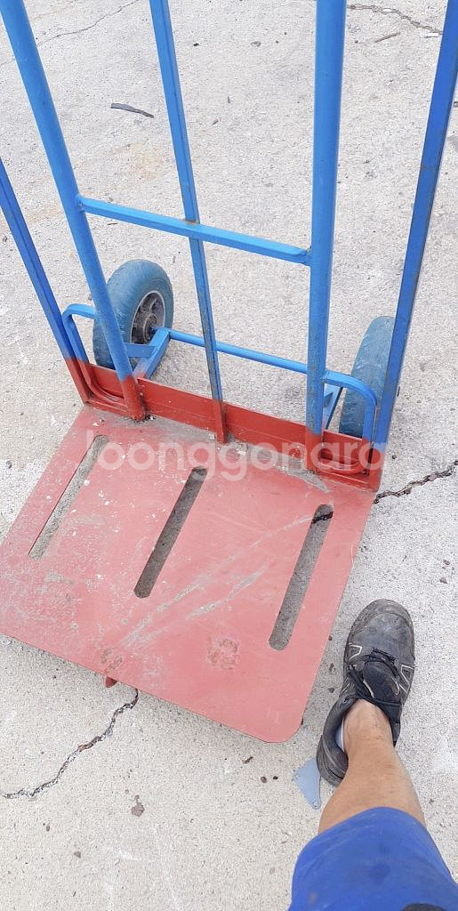 손수레 파란 카트 구르마--6