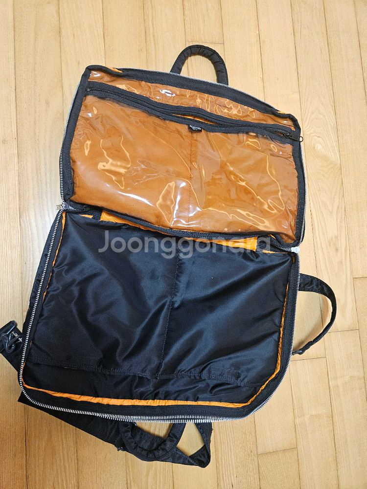 포터 탱커 2way 브리프케이스 확장형 블랙색상--1