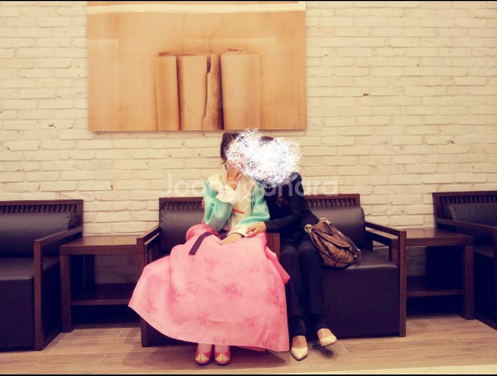 결혼식 한복, 남여 한복 세트--2