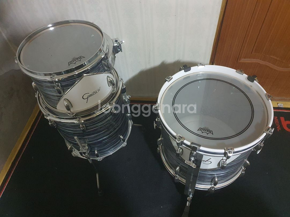 Gretsch 그레치 리나운57 Jazz 3기통 드럼킷--2
