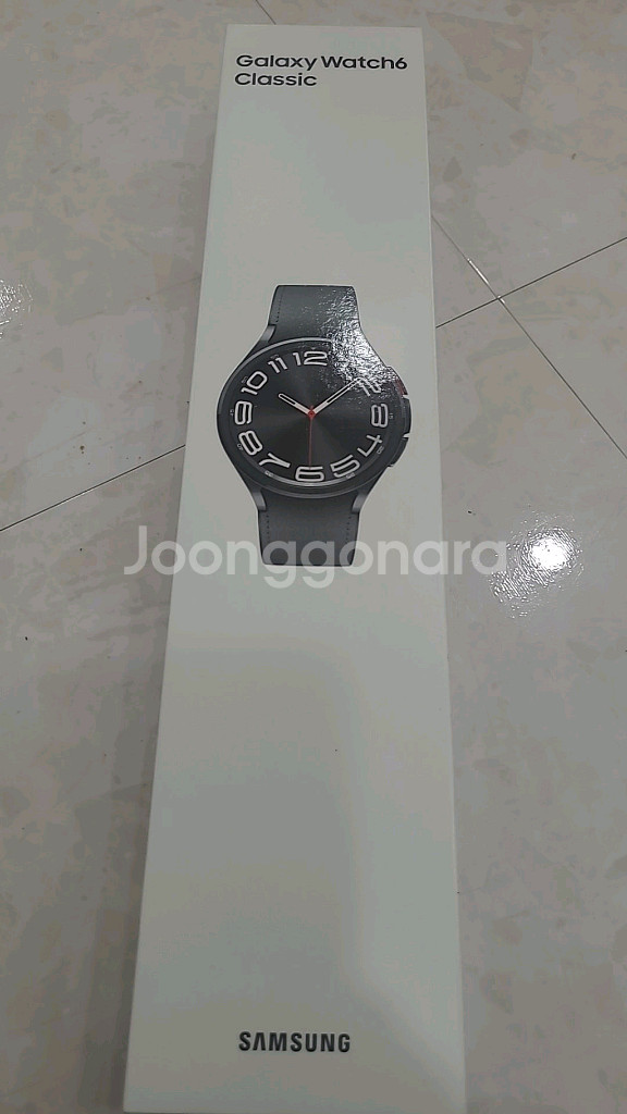 겔럭시워치 6 클래식 43mm GPS 사용 1달미만--0