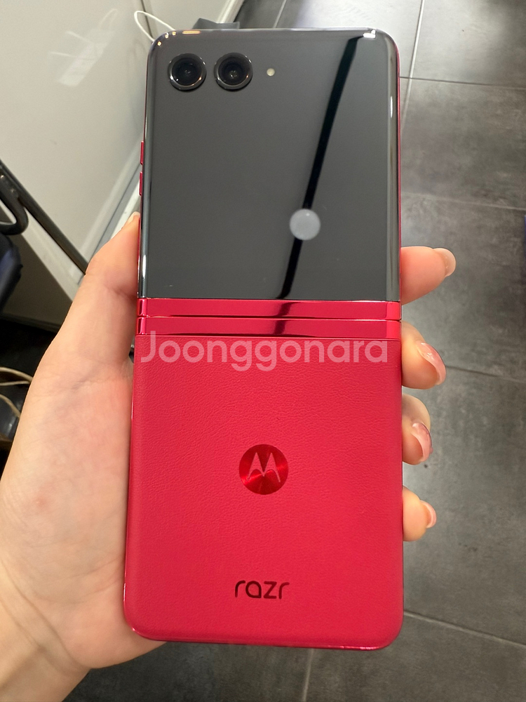 모토로라레이저40울트라 256GB 레드--0