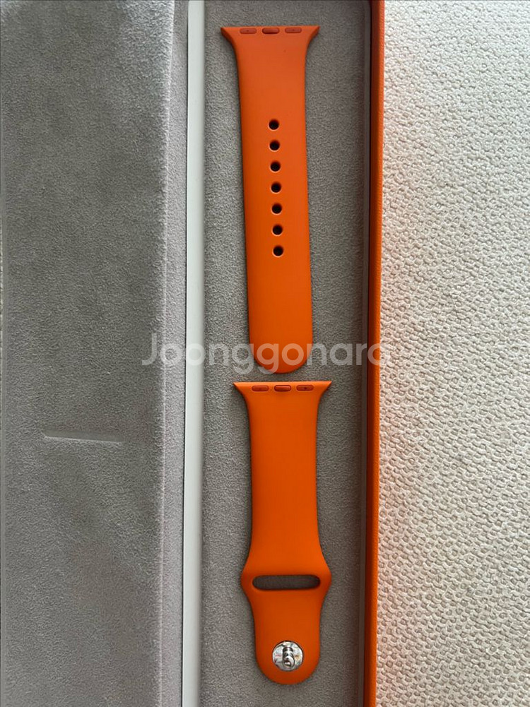 정품 애플워치 40mm 에르메스 더블투어 브라운 스트랩--4