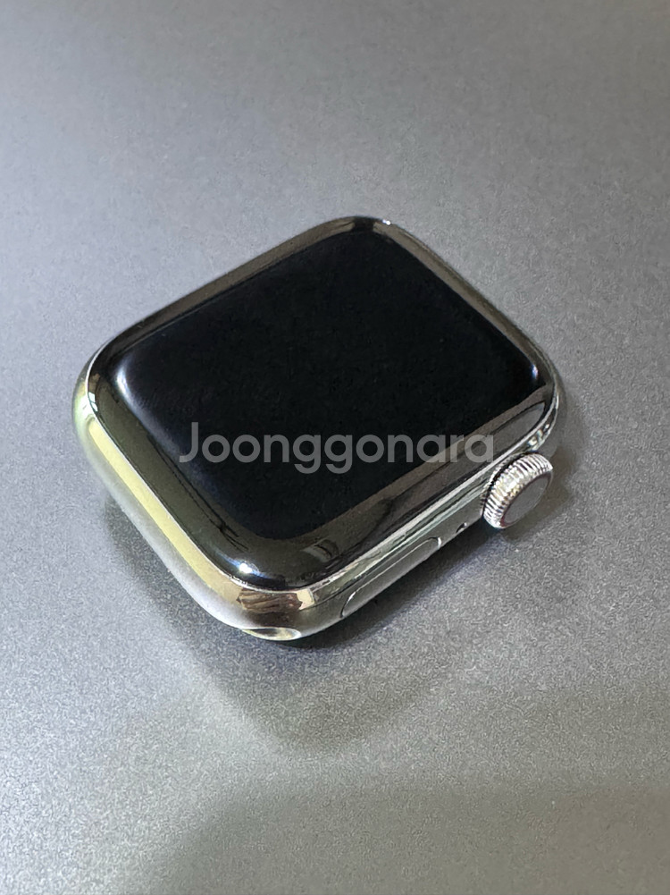 애플워치7 41mm 스테인리스 실버 판매합니다--0