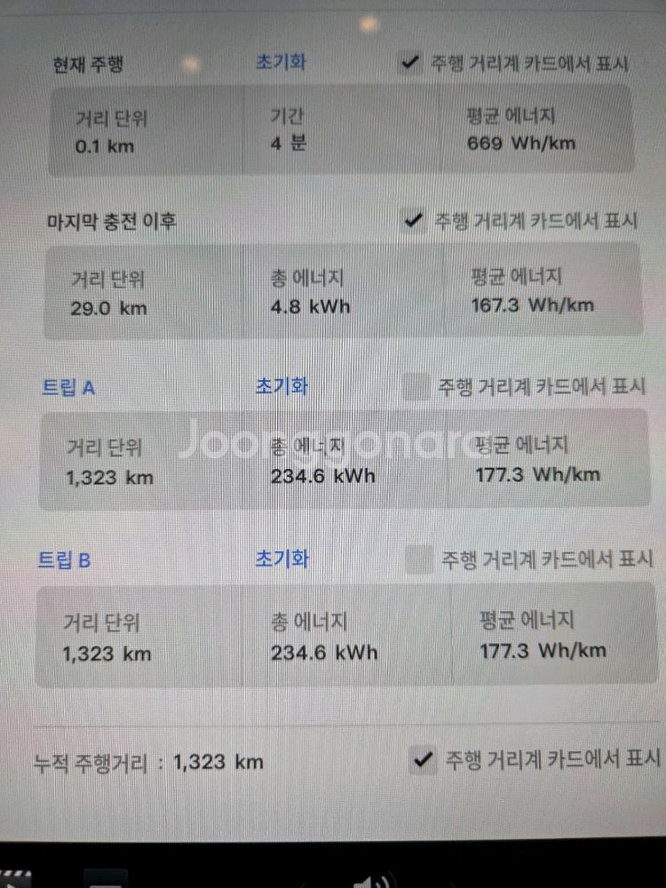 테슬라 모델Y 한국타이어(썸머) 255/45R19--5