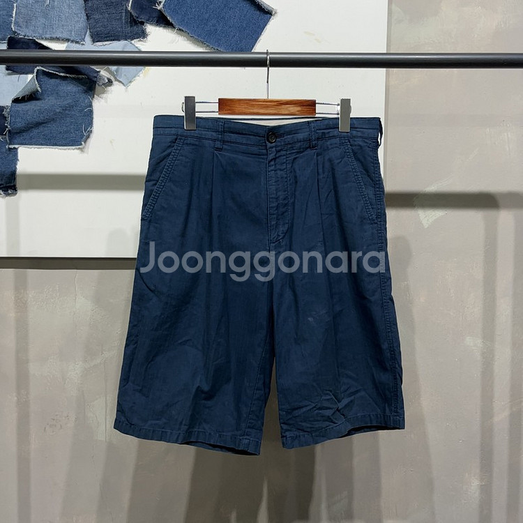 (32~33인치) 헨리코튼 캐주얼 클래식 면반바지--0
