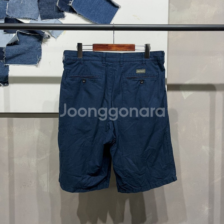 (32~33인치) 헨리코튼 캐주얼 클래식 면반바지--2