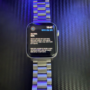 애플워치 se2 실버 44mm 셀룰러x