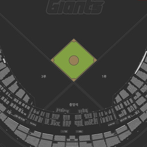 롯데vs삼성 8/17(일) 3루내야상단석B (단석)