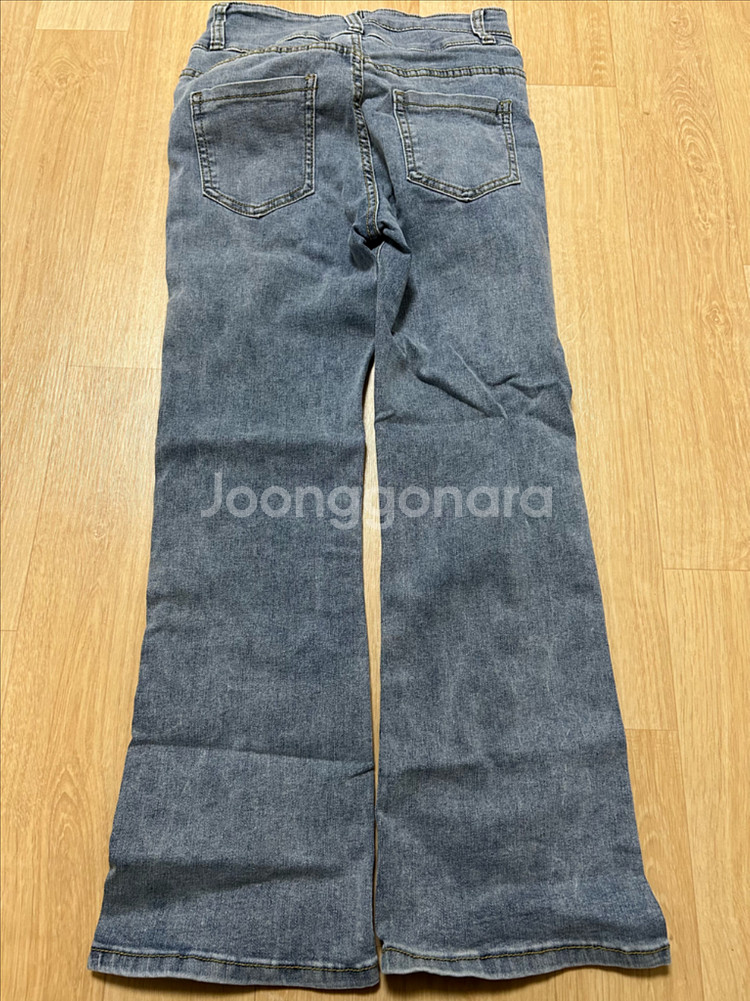 여름 데님 부츠컷 바지--1