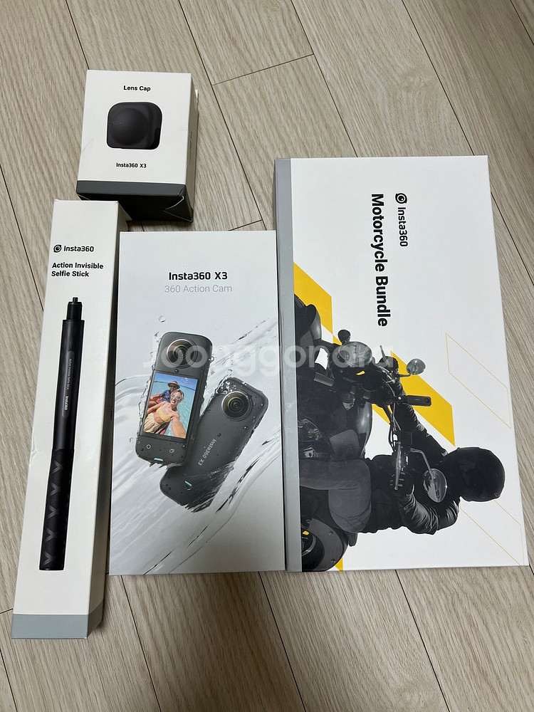인스타 360 X3 모터사이크 번들 오토바이 촬영 캠--5