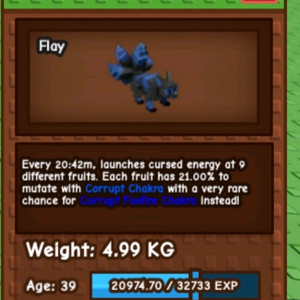 그로우 어 가든 파란 구미호, 페럿, 나무늘보 판매