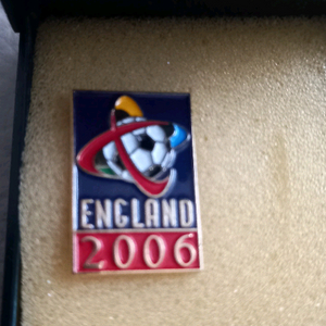미사용 영국 월드컵 배지