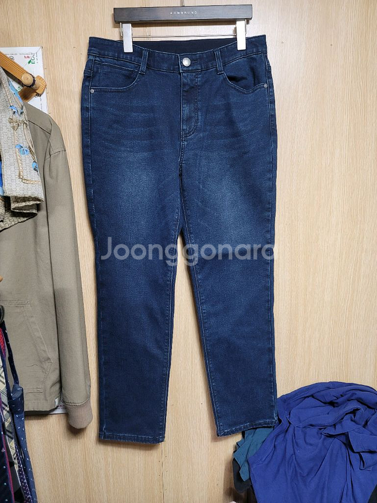 뱅뱅 기모청바지 32 새거--3