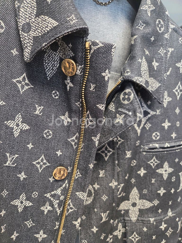 루이비통 데님 자켓 52 싸게 팝니다--2