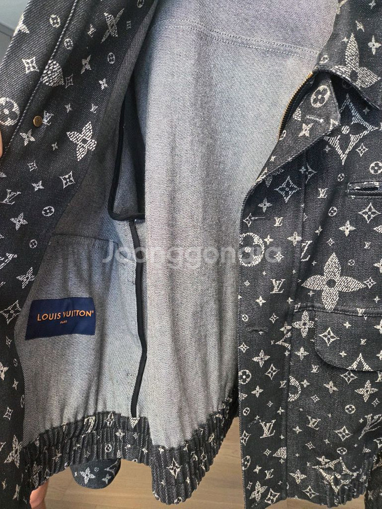 루이비통 데님 자켓 52 싸게 팝니다--4