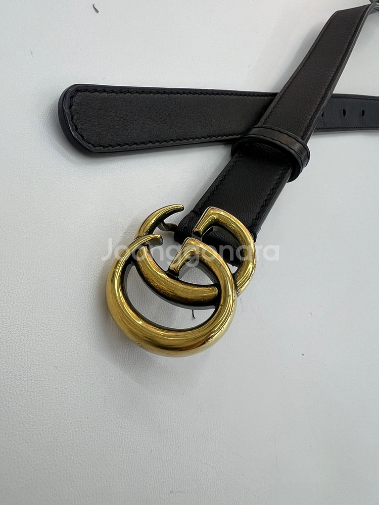 [중고명품 럭스올 울산점] 구찌 GG 마몽 씬 벨트--1