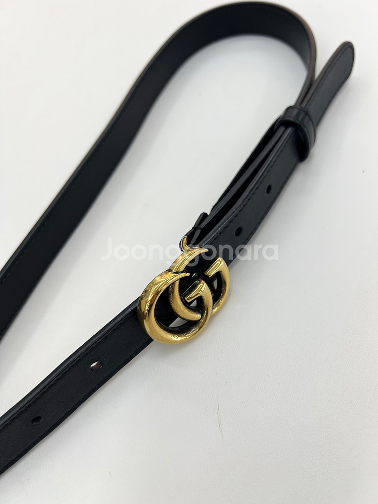 [중고명품 럭스올 울산점] 구찌 GG 마몽 씬 벨트--4