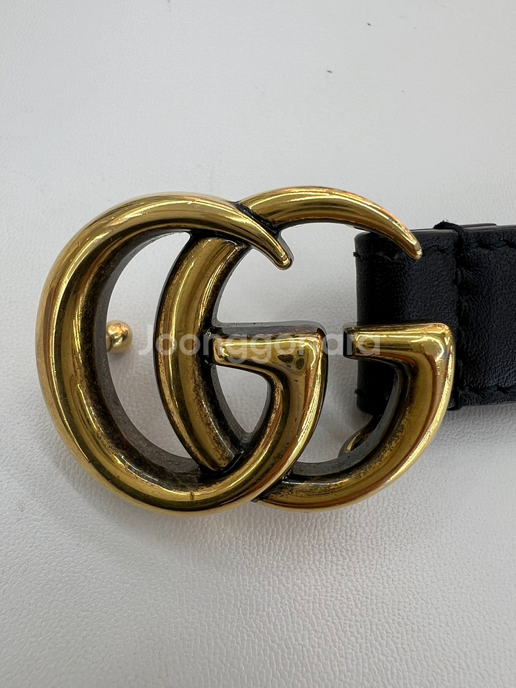 [중고명품 럭스올 울산점] 구찌 GG 마몽 씬 벨트--5