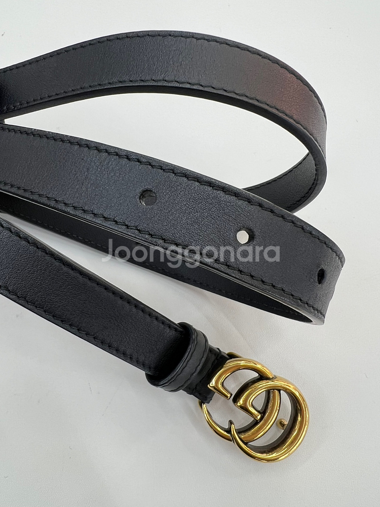 [중고명품 럭스올 울산점] 구찌 GG 마몽 씬 벨트--3