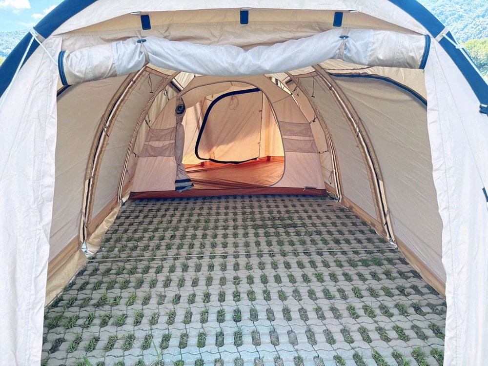 가마보코 3M 대형 돔텐트(탄색) 이미지