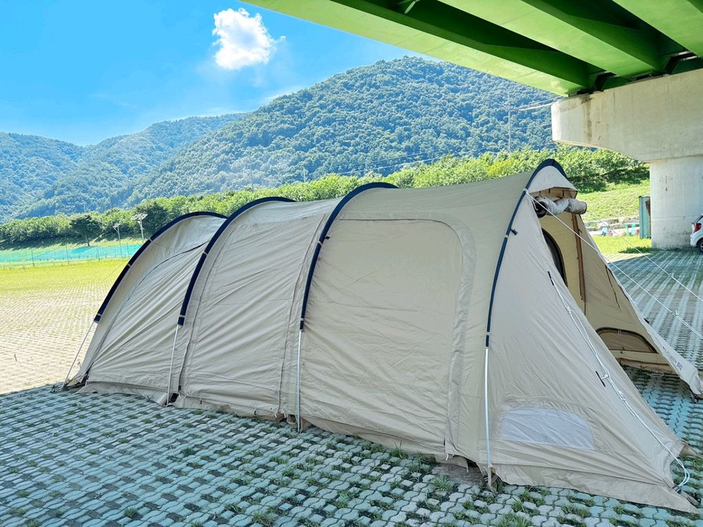 가마보코 3M 대형 돔텐트(탄색) 이미지