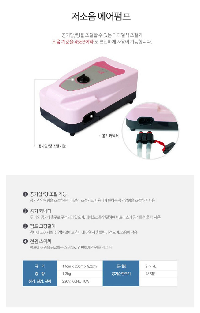 욕창 방지 에어매트리스 HG-100 MC2--7