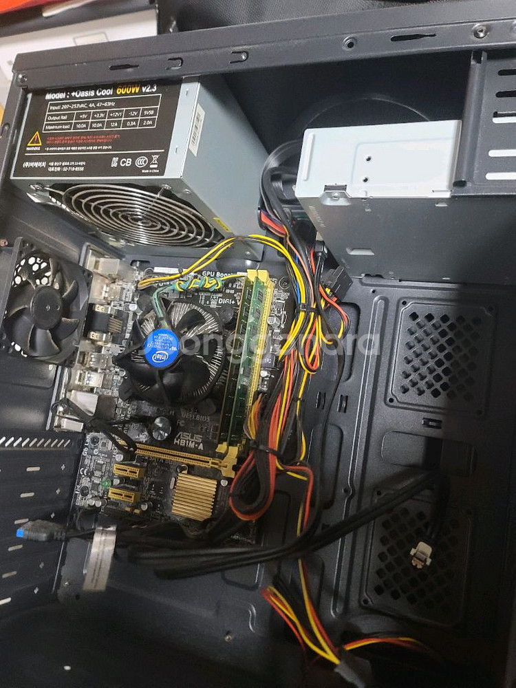팬티엄 g3260 4g 램 600w 파워 본체--3