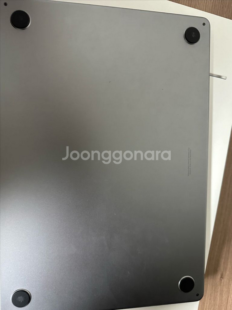 맥북에어 m2 스페이스 그레이 15인치--15