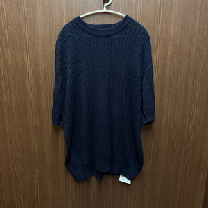 마인드브릿지 케이블 반팔 니트 110