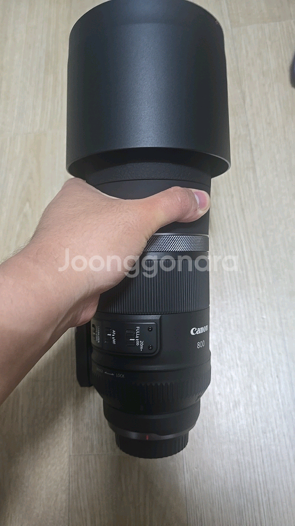 캐논RF 800 F11 렌즈 rf800mm 흑팔백--2