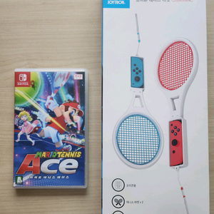 마리오 테니스 에이스+조이콘 테니스 라켓 묶어서 팝니다