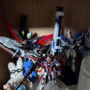 rg 하이뉴+비주카 , hg 제우스 실루엣
