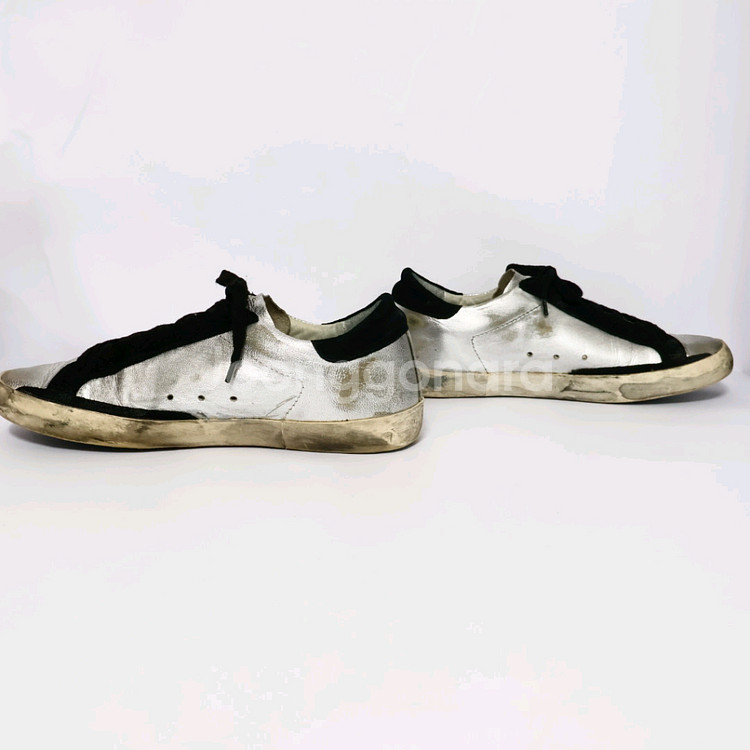 골든구스 슈퍼스타 블랙탭 빈티지 스니커즈 40/255--3