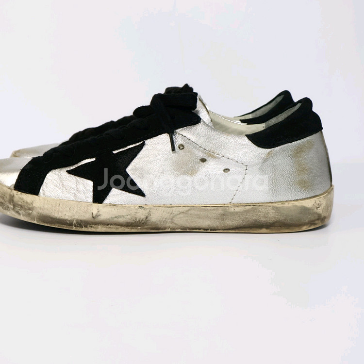 골든구스 슈퍼스타 블랙탭 빈티지 스니커즈 40/255--6