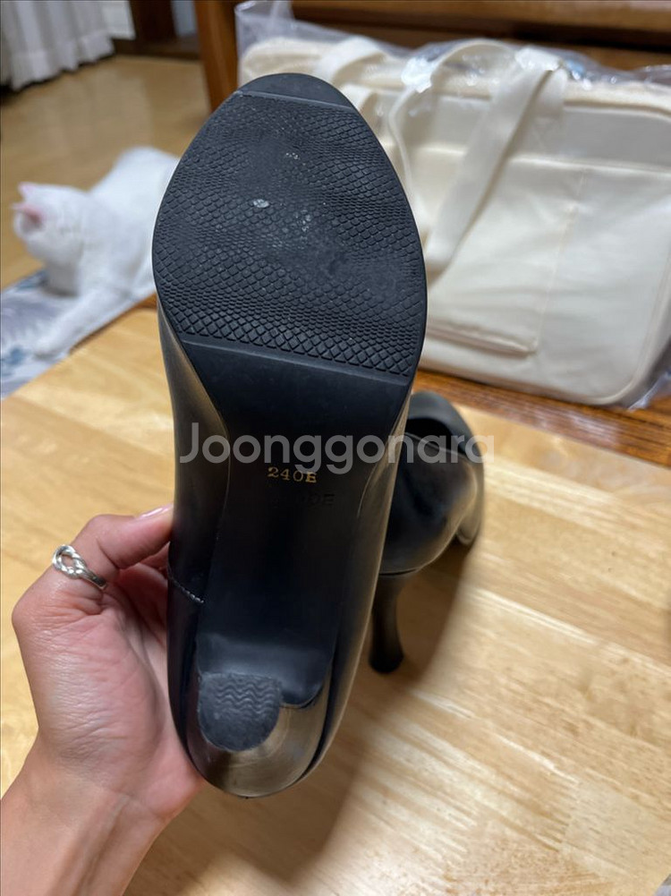 승무원 블랙 펌프스 240--0