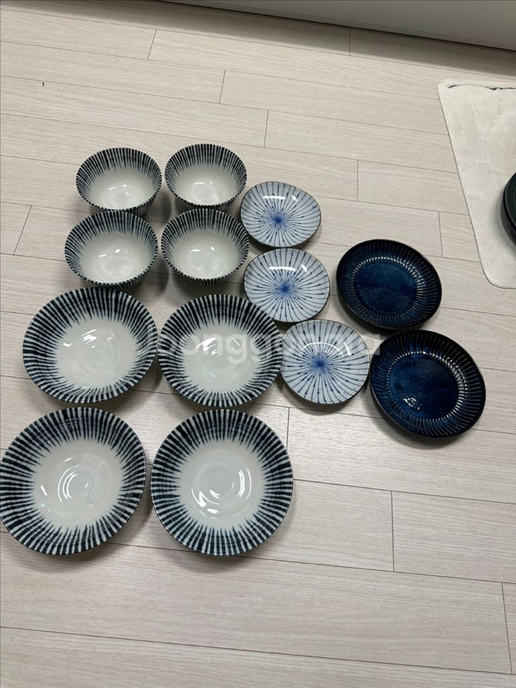 새상품 일본그릇 일본접시 13개 일괄--0