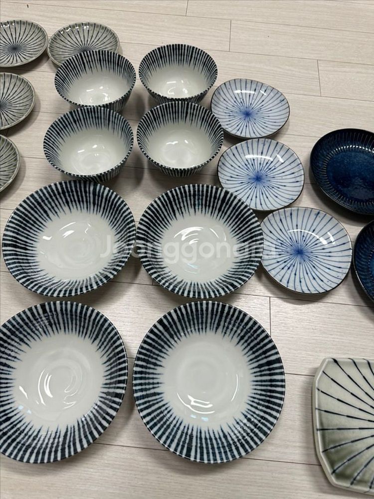 새상품 일본그릇 일본접시 13개 일괄--1