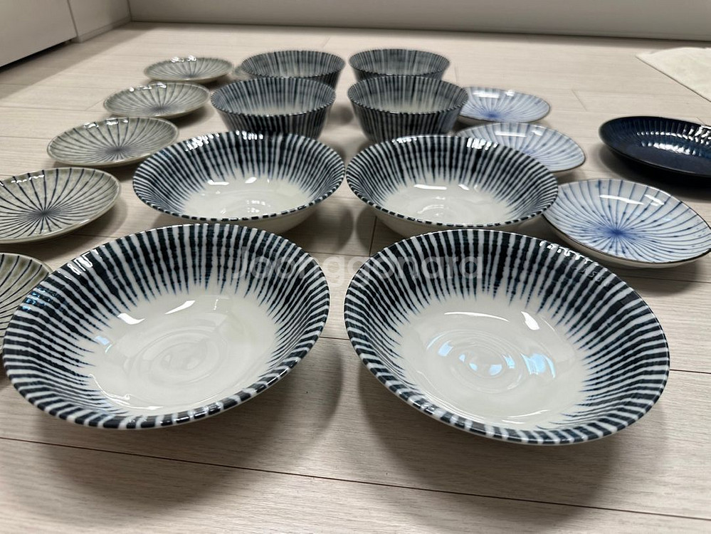 새상품 일본그릇 일본접시 13개 일괄--4