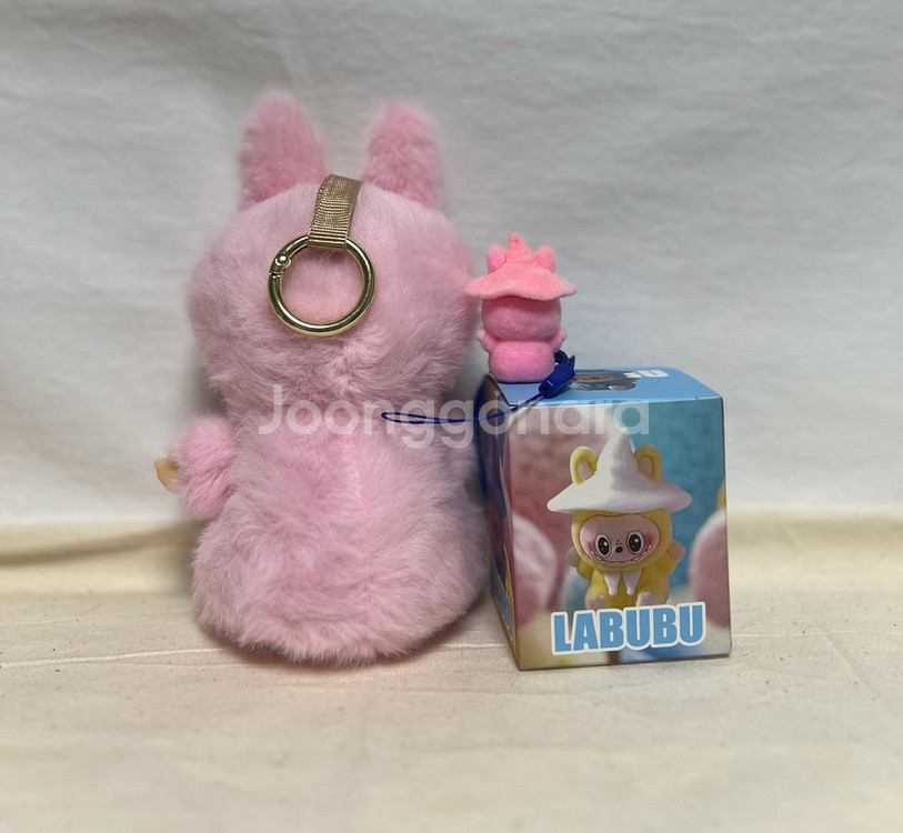일괄 라부부 라푸푸 콜라 인형&피규어 키링 핑크 세트--2