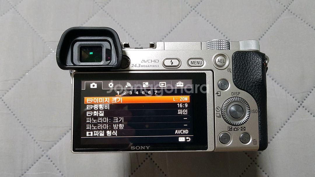소니 미러리스 카메라 a6000--3