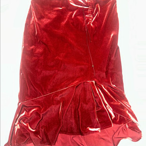 일본 빈티지 KUMIKYOKU 벨벳 미디스커트