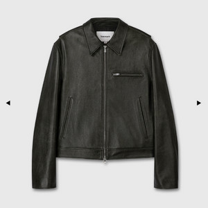 토니웩 25FW CHEST ZIP 레더 자켓 L사이즈