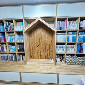 하우스 원목 책장