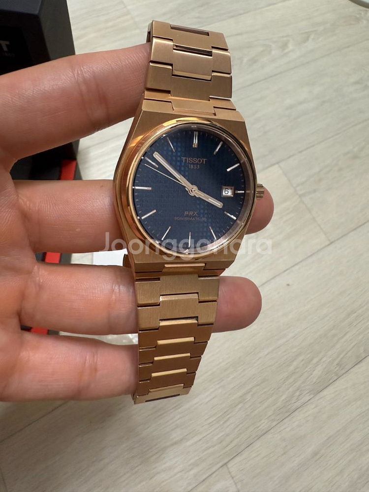 티쏘 prx 로즈골드 40mm 시계--1