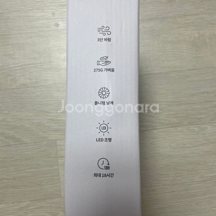 새상품) 구스페리 넥밴드 선풍기 핑크--3