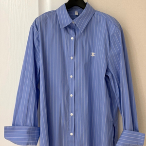 셀린느 블루 스트라이프 셔츠